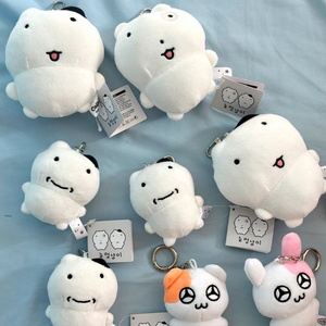 눈멍냥이 키링 인형 11cm 8cm 햄깅이 토낑이 키링 이미지