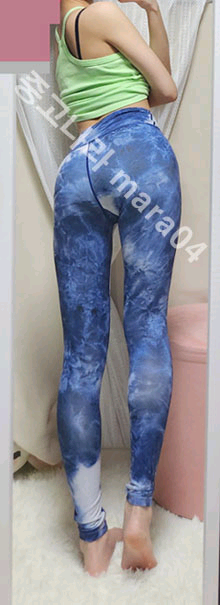 할) 뮬라웨어 레깅스 S/CloudPattern(착샷)--2