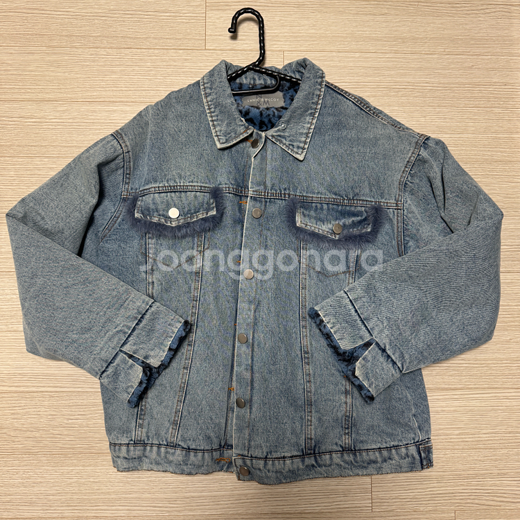 르니앤맥코이 데님 퍼 자켓--0