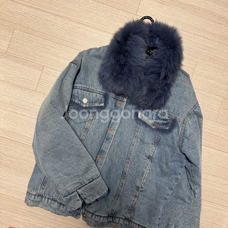 르니앤맥코이 데님 퍼 자켓--5