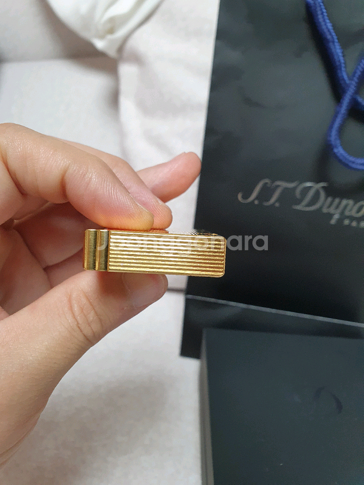 정품 듀퐁라이터 라인2 ca18137 개츠비 금장 듀퐁라이타--5