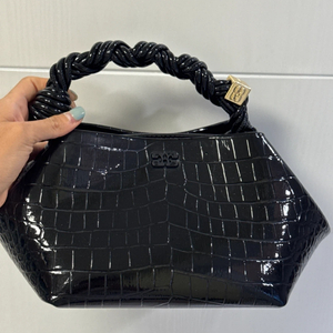 가니 크로코다일 패턴 핸드백