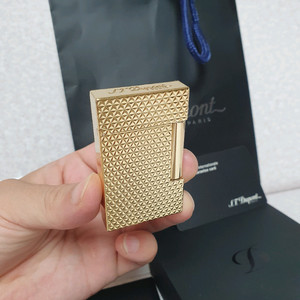 풀세트 듀퐁라이터 라인2 신형 ca16433 피니쉬 금장 쌍불 듀퐁라이타