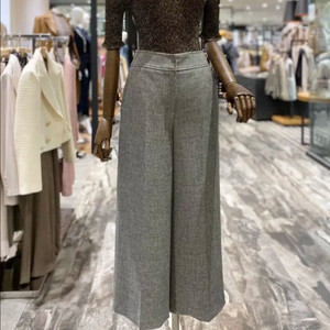 모조에스핀 와이드 핀턱 울 슬랙스 팬츠 26