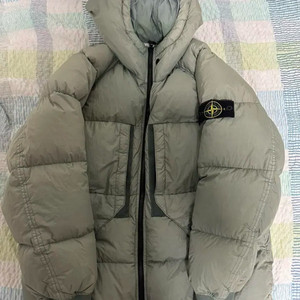 [L]23FW 스톤아일랜드 세이지그린 크링클랩스 패딩