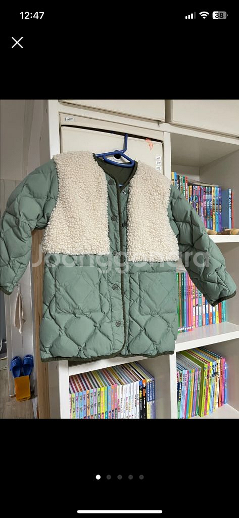 리틀그라운드 패딩 120사이즈--0