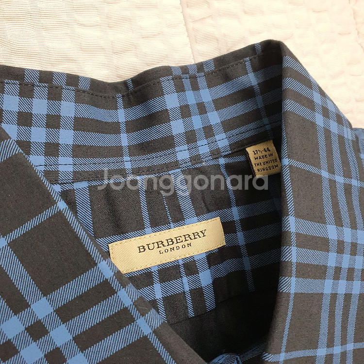 남자100 버버리 체크셔츠--1