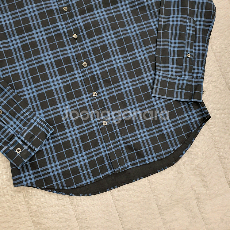 남자100 버버리 체크셔츠--3