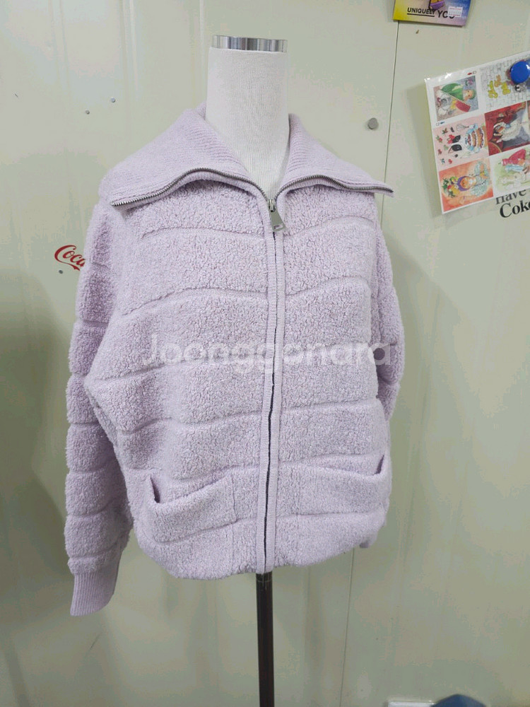 뽀글이 집어 가디건 55--1