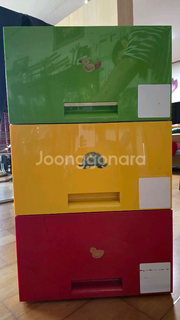 컬러 서랍장 40--0