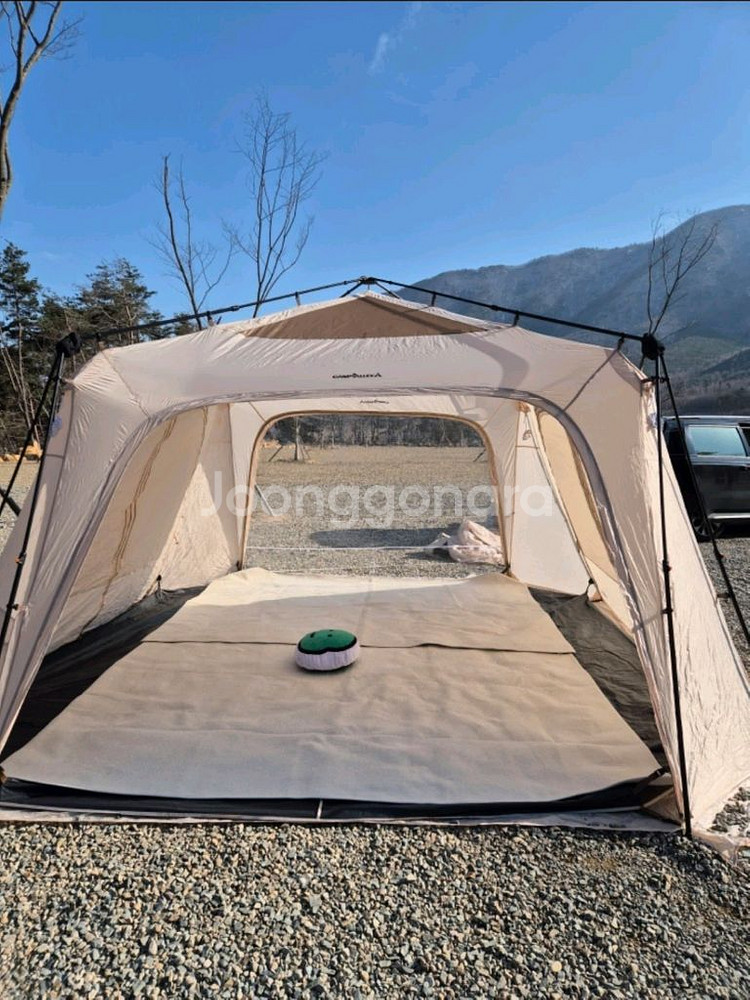 오토가제보 425 원터치 텐트(아이보리) 팝니다.--2