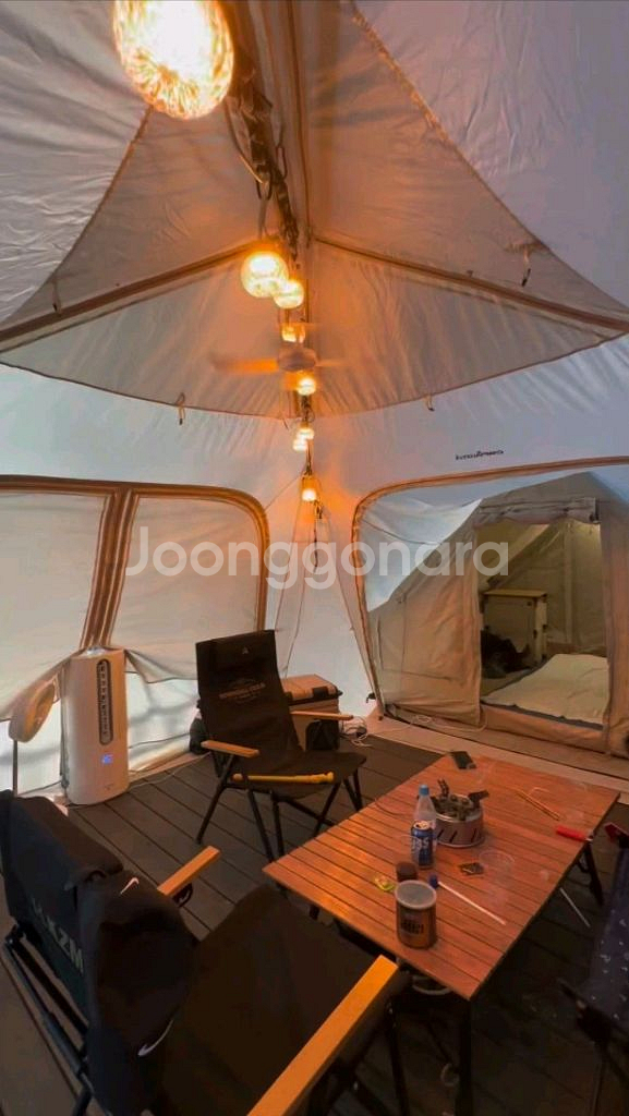 오토가제보 425 원터치 텐트(아이보리) 팝니다.--3