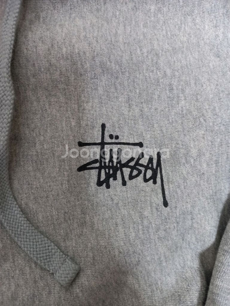 s사이즈) 스투시 그레이 후드집업--1