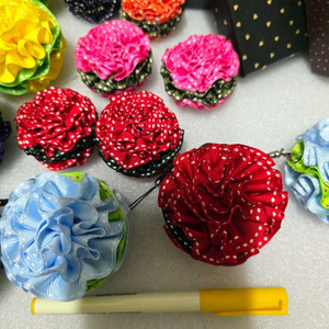 꽃 모양 (카네이션) 키링