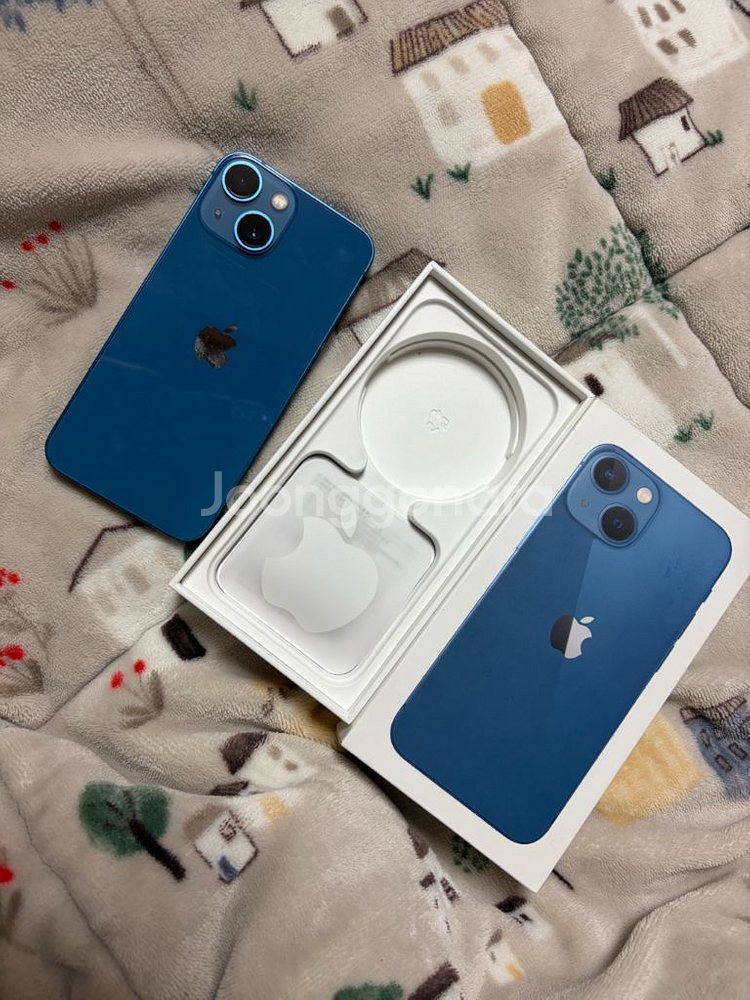 아이폰13미니 블루 128기가 판매합니다--2