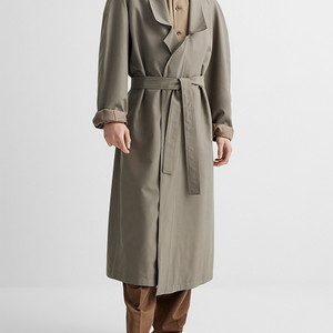 르메르 트로피컬 울 롱벨트 트렌치코트 라이트 브라운 M