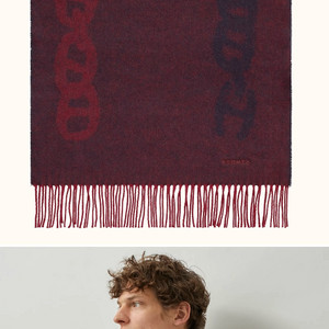 남성 로고 머플러