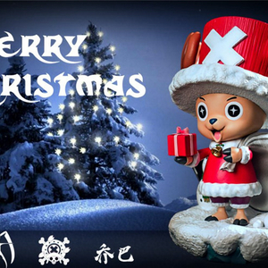 원피스 SKR 크리스마스 토니 쵸파 레진 피규어