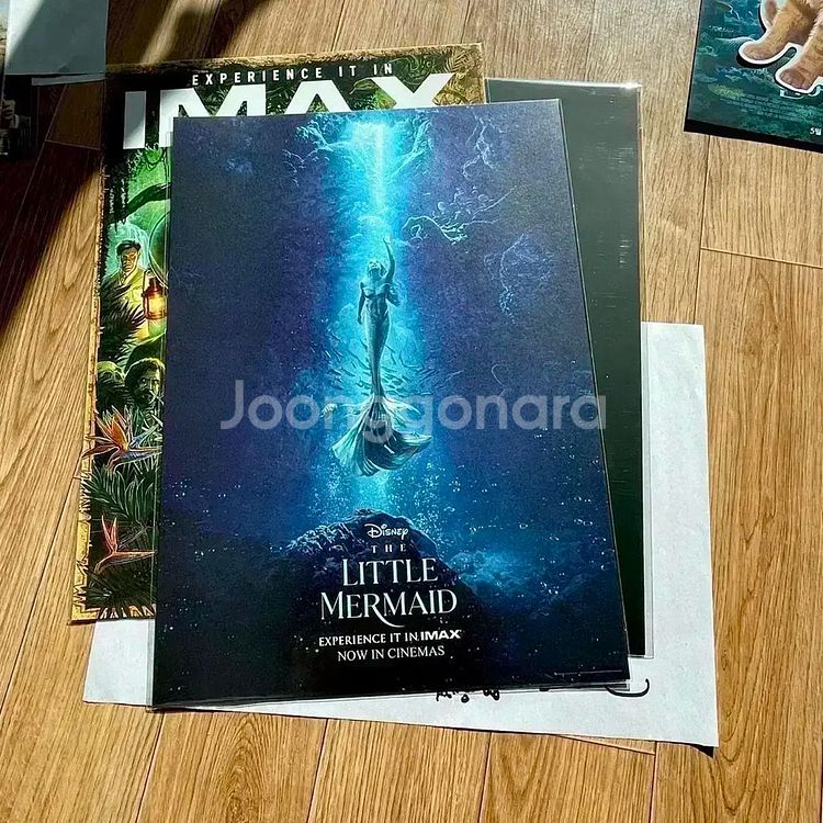 인어공주 아이맥스 포스터 필름마크 아트카드 전단지IMAX디즈니 특전 굿즈--1