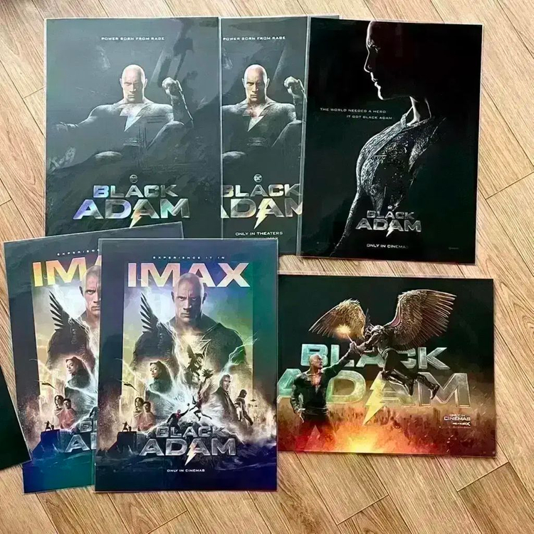 블랙아담 포스터 아이맥스 2주차 4DX 포디 필름마크 아트카드 특전 이미지