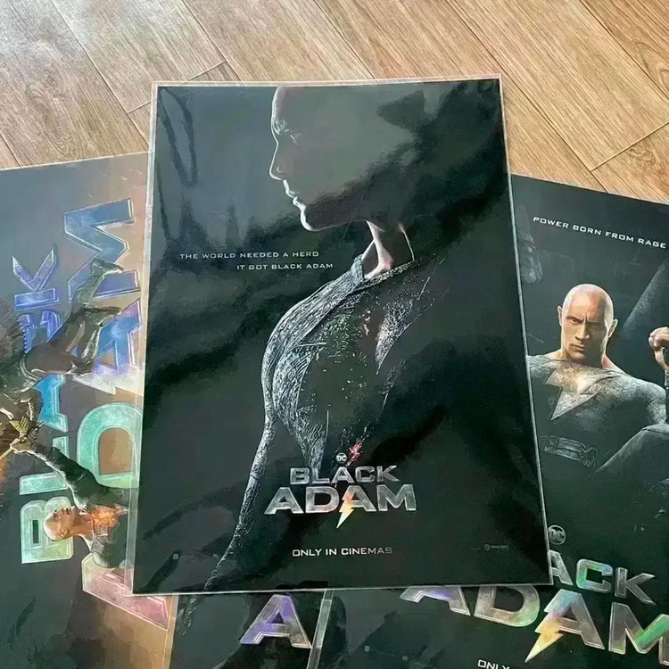 블랙아담 포스터 아이맥스 2주차 4DX 포디 필름마크 아트카드 특전 이미지