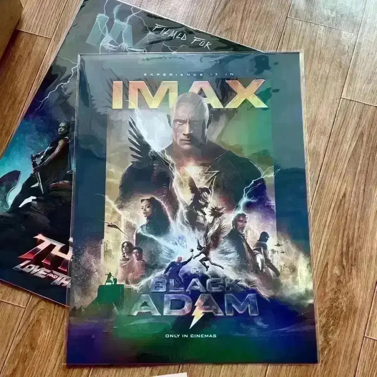 블랙아담 포스터 아이맥스 2주차 4DX 포디 필름마크 아트카드 특전 이미지