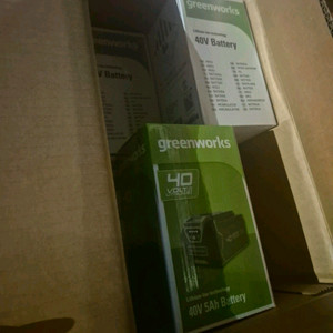 [미개봉] 그린웍스 40v 예초기 + 배터리,충전기세트