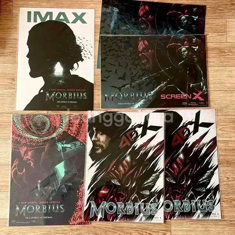 모비우스 아이맥스4DX스크린엑스포스터 필름마크아트카드 스페셜티켓 마블영화--0