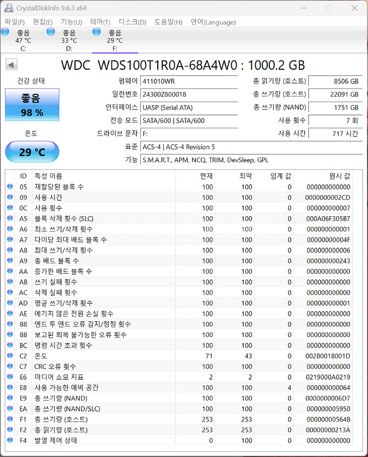 WD Red SA500 SSD 1TB--1