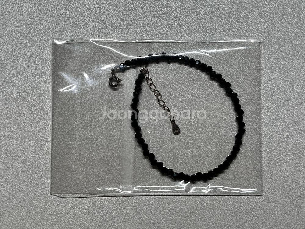 베벨로 [Bs-362] 925실버 블랙 원석팔찌--2