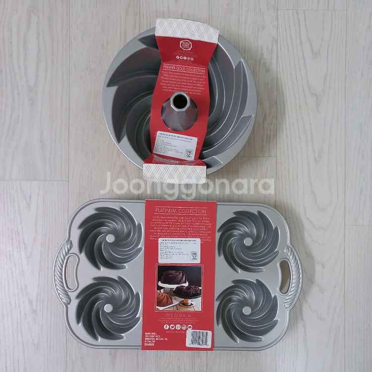 노르딕웨어 헤리티지 6컵 번트팬, 번틀렛팬 케이크팬 세트--1