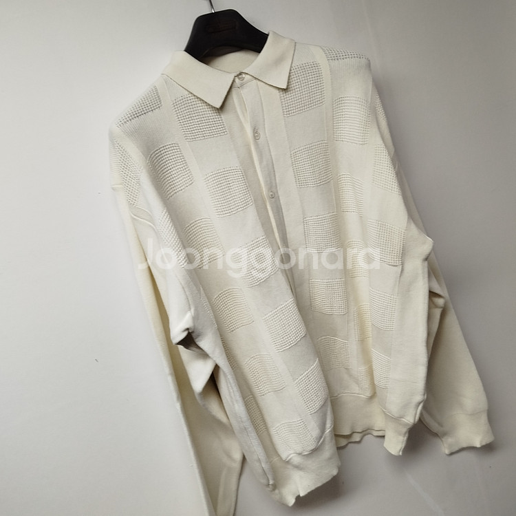 새제품 105~110 남자니트 겨울니트 카라 가디건--5