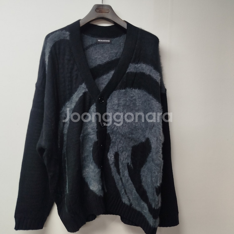 새제품 105~110 남자니트 모헤어 오버 남자 가디건--2