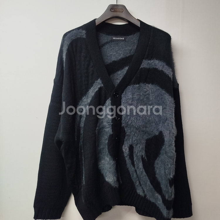 새제품 105~110 남자니트 모헤어 오버 남자 가디건--4