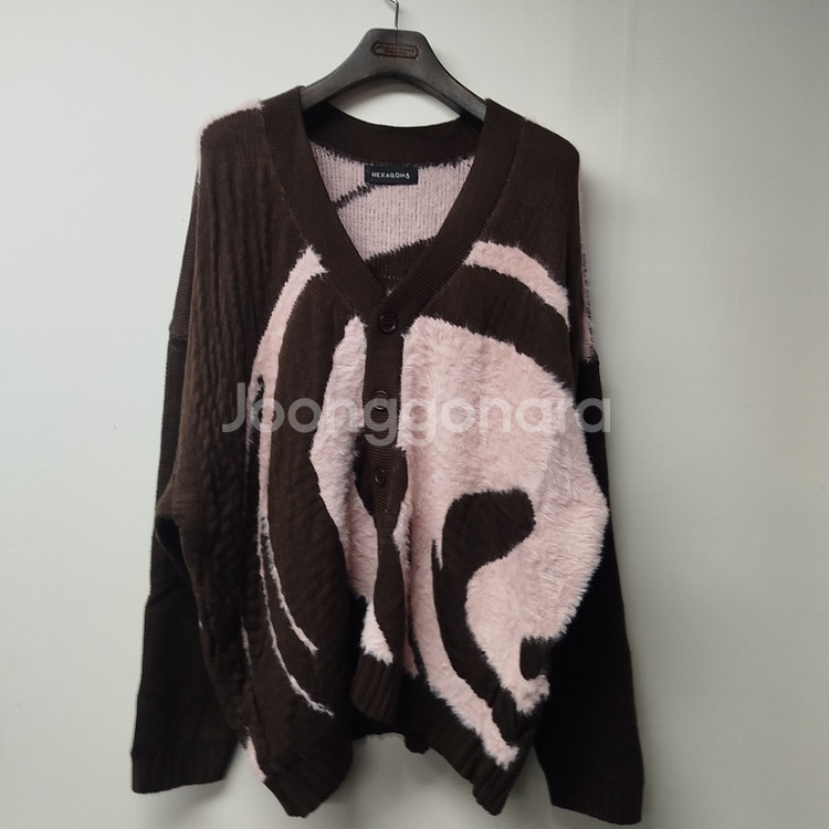 새제품 105~110 남자니트 모헤어 오버 남자 가디건--6