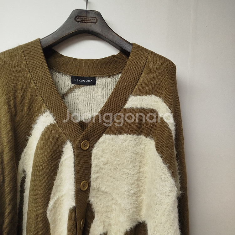 새제품 105~110 남자니트 모헤어 오버 남자 가디건--3