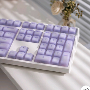 nogi 젤리 푸딩 보라색 실리콘 키캡 팝니다.( 반투명 Cherry 기계식키보드 노기)