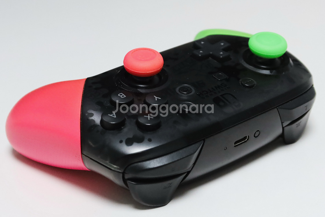 닌텐도 스위치 프로 컨트롤러 프로콘 스플래툰 에디션 판매--7