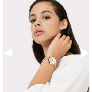 아르마니 여성 시계 AR11320 로즈 골드