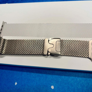 애플 정품 내추럴 티타늄 밀레니즈 루프 애플워치 스트랩 판매합니다