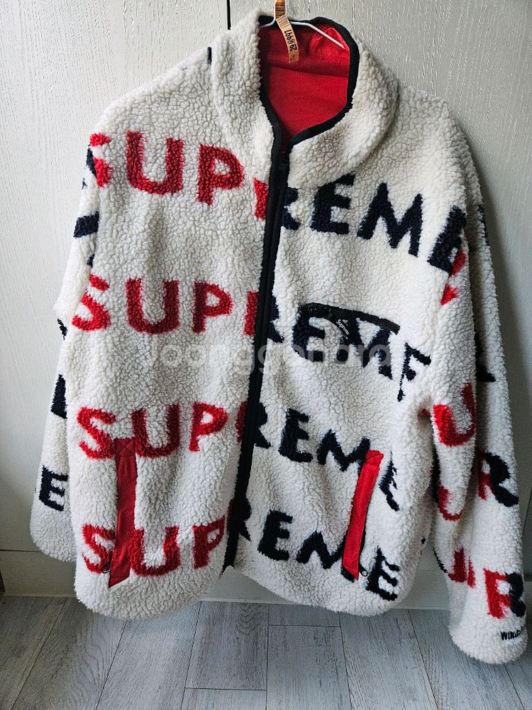 [L]슈프림 리버시블 후리스--1