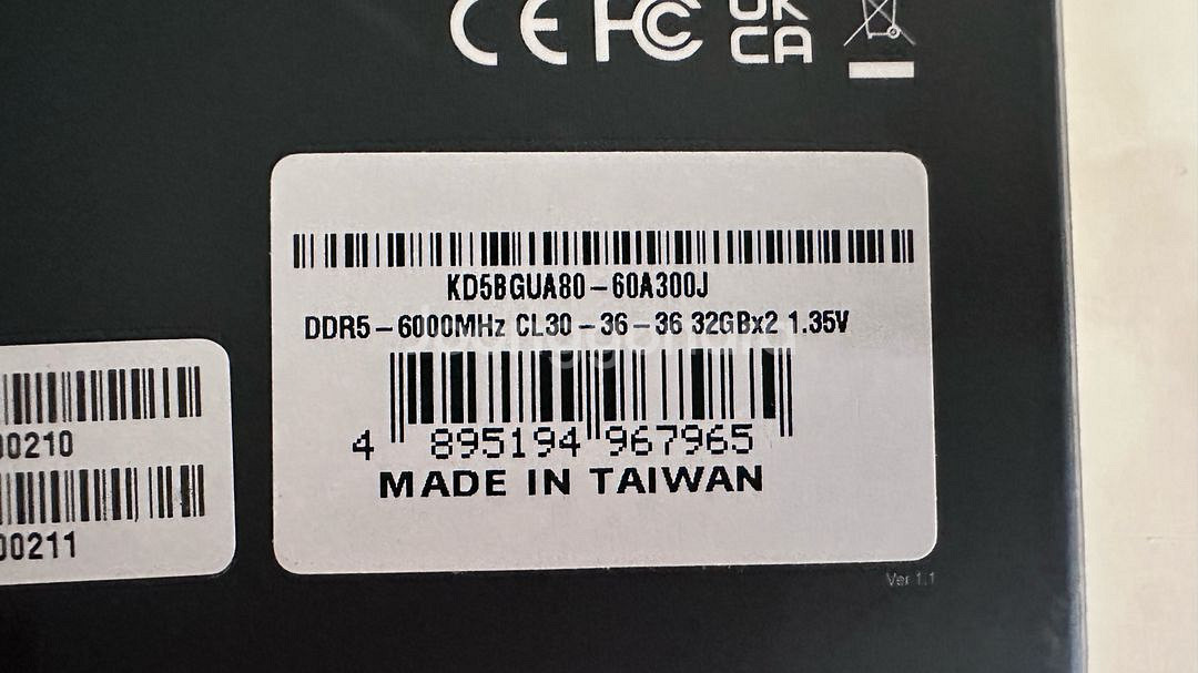 DDR5 64GB 클레브 6000 CL30 팝니다 미개봉--1