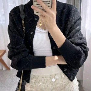 산드로 시퀸 스팽글 니트 자켓 38