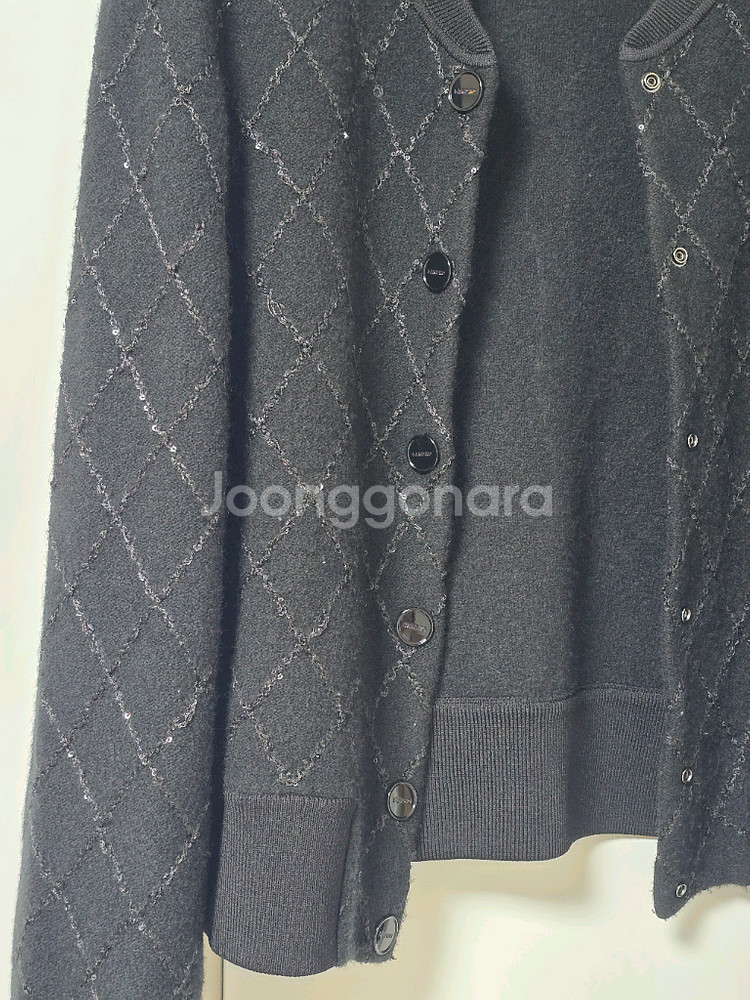 산드로 시퀸 스팽글 니트 자켓 38--4