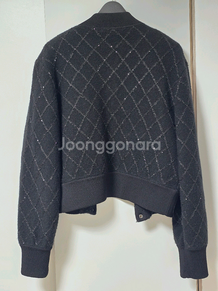 산드로 시퀸 스팽글 니트 자켓 38--9