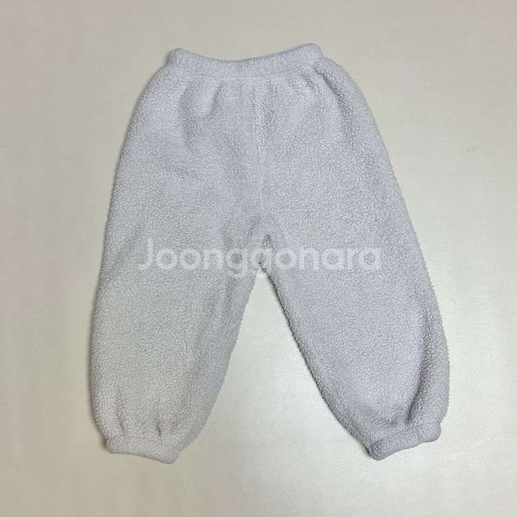 아떼아떼스튜디오 추위에 강한 후리스 조거팬츠 퓨어크림 4사이즈--0