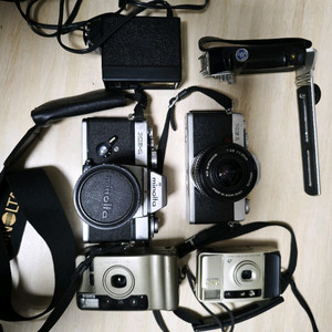 미놀타 XE-1,xg1+렌즈 4개+기타필카들