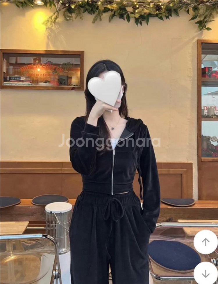 벨벳 트레이닝복 세트--0