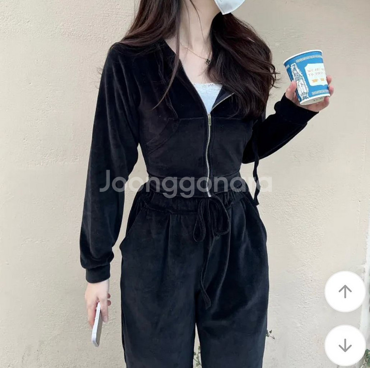 벨벳 트레이닝복 세트--8