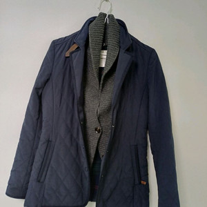 여성 빈폴 패딩 누빔자켓 (네이비.90)